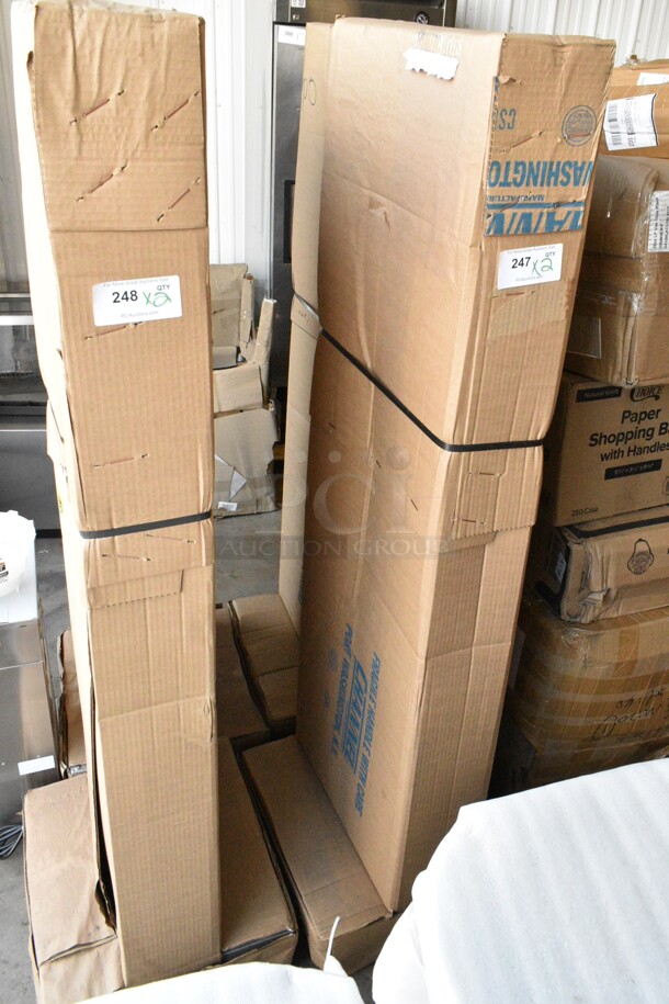 2 BRAND NEW SCRATCH AND DENT! Channel LPNB-20 20 Pan End Load Lo Profile Nesting Bun / Sheet Pan Rack - Assembled. 2 Times Your Bid!  - Image 2 of 3