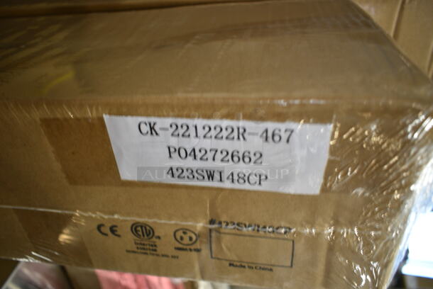 BRAND NEW IN BOX! ServIt 423SWI48CP Stainless Steel Commercial 48" High Wattage Strip Warmer with Infinite Controls. 120 Volts, 1 Phase. - Image 3 of 3