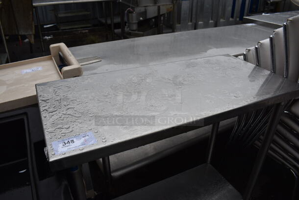 Stainless Steel Table w/ Under Shelf on Commercial Casters. 38x18x36 - Image 3 of 5