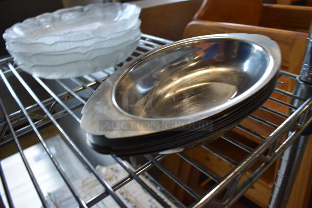 10 Metal Single Serving Casserole Dishes. 8x5x1. 10 Times Your Bid! - Image 2 of 3