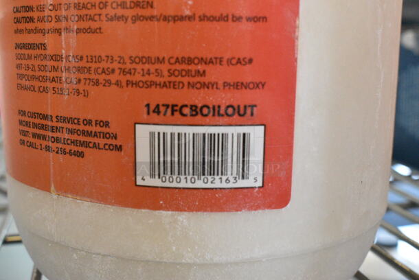 2 Noble Chemical 147FCBOILOUT 8 lb. Fryclone Concentrated Boil-Out Fryer Cleaner . 2 Times Your Bid!  - Image 3 of 3