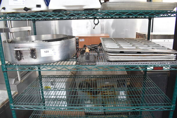ALL ONE MONEY! Lot of Steel Circular Pans, Cooking Utensils and Trays - Image 1 of 5