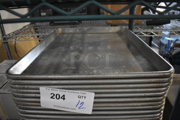 13 Metal Half Size Baking Pans. 13x18x1. 13 Times Your Bid! - Image 1 of 3