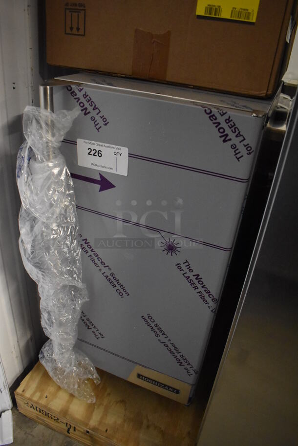 BRAND NEW SCRATCH AND DENT! 2022 Hoshizaki C-80BAJ-AD Stainless Steel Commercial Self Contained Undercounter Cubelet Ice Machine. 115-120 Volts, 1 Phase. 15x21x32. Tested and Working! - Image 2 of 8