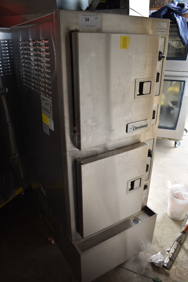 2012 Cleveland 24CEA10 Commercial Stainless Steel Convection Steamer Cabinet With Pan Racks. 440-480V, 3 Phase. - Image 2 of 6