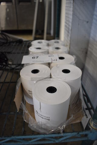 ALL ONE MONEY! Lot of BRAND NEW NCCO POS Thermal Receipt Printer Rolls