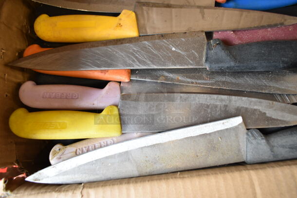 50 SHARPENED Stainless Steel Knives Including Chef Knives. 50 Times Your Bid!  - Image 5 of 8