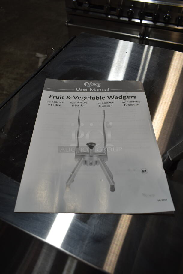 BRAND NEW SCRATCH AND DENT! Choice 40710WDG Metal 10 Section Fruit/Vegetable Wedge Cutter.  - Image 3 of 6