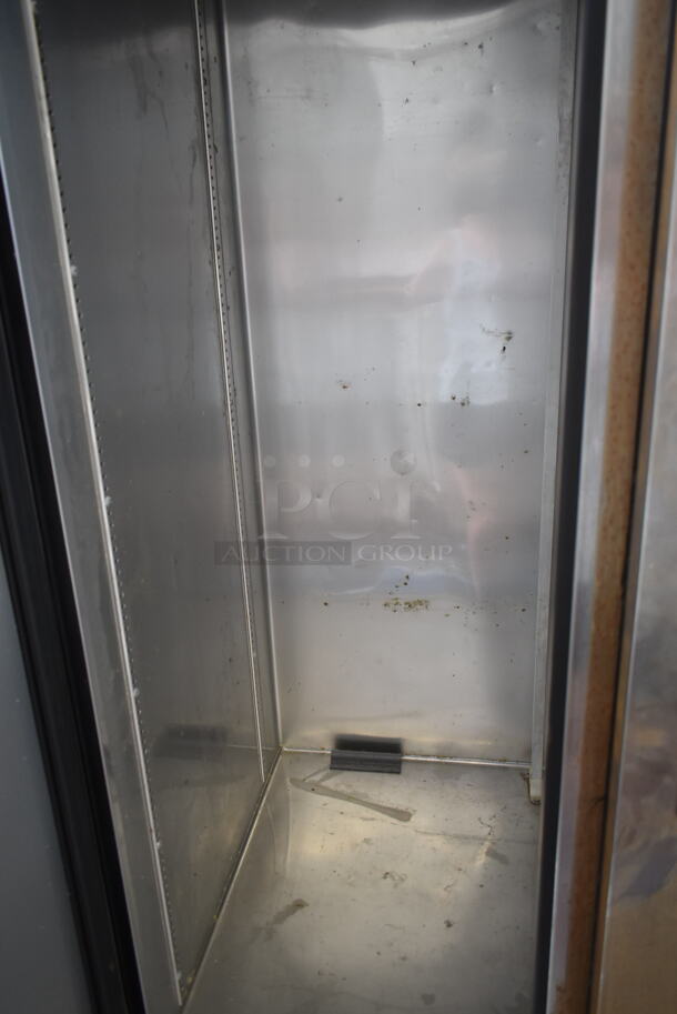 2017 True T-35-HC Stainless Steel Commercial 2 Door Reach In Cooler on Commercial Casters. 115 Volts, 1 Phase. Cannot Test - Unit Trips Breaker - Image 4 of 7