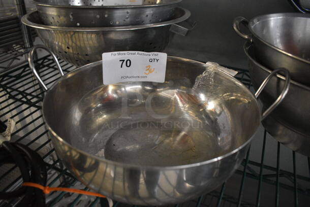 3 Metal Bowls. Includes 12x10x4.5. 3 Times Your Bid! - Image 4 of 4