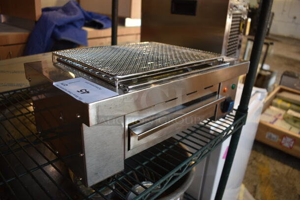 BRAND NEW! 2022 IBG-18 Stainless Steel Commercial Countertop BBQ Barbecue Grill. 110 Volts, 1 Phase. Tested and Working! - Image 5 of 8
