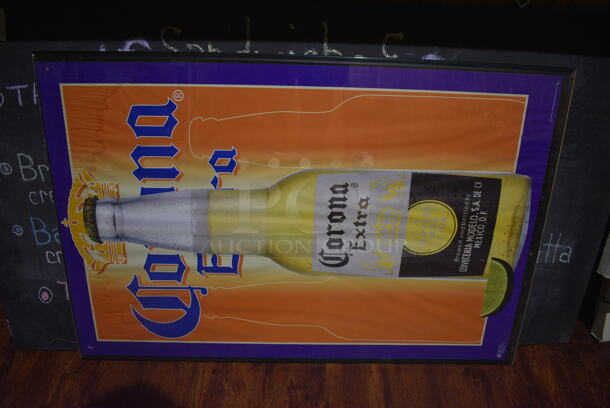 2 Various Signs; Corona and Menuboard. 24x1x36, 48x1x27. 2 Times Your Bid! (bar) - Image 2 of 3