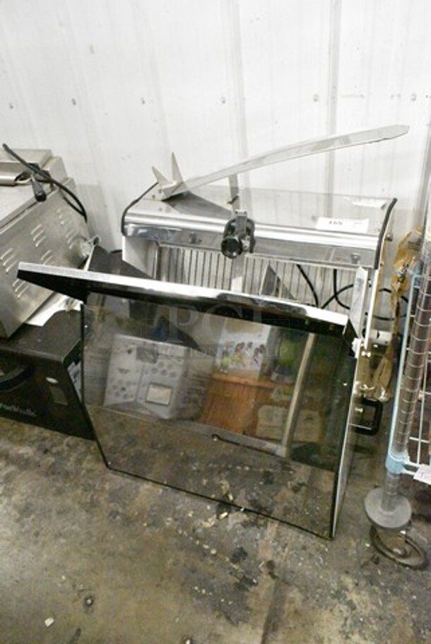 BRAND NEW SCRATCH AND DENT! Estella 348BSL34 Stainless Steel Countertop Bread Slicer - 3/4" Slice Thickness, 18 3/4" Max Loaf Length. 110 Volts, 1 Phase. Tested and Working! - Image 2 of 9