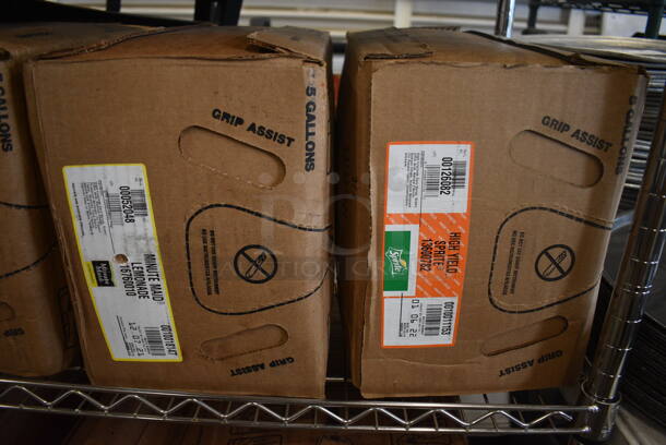 ALL ONE MONEY! Lot of 10 Boxes of Bag In Box BIB Concentrated Drink Flavors; 3 Coca Cola, 2 Diet Coke, Sprite, Minute Maid, Root Beer and 2 Dr Pepper - Image 5 of 7