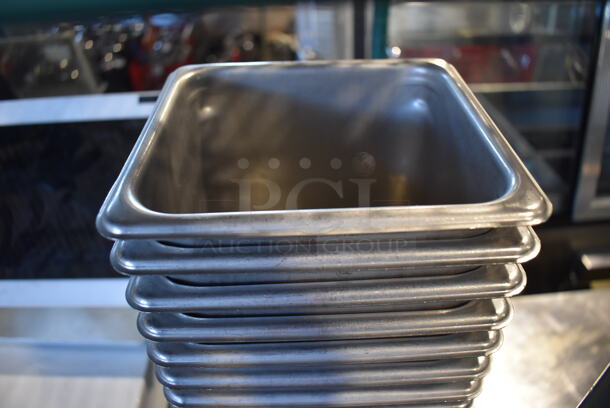 16 Stainless Steel 1/6 Size Drop In Bins. 1/6x6. 16 Times Your Bid! - Image 3 of 3