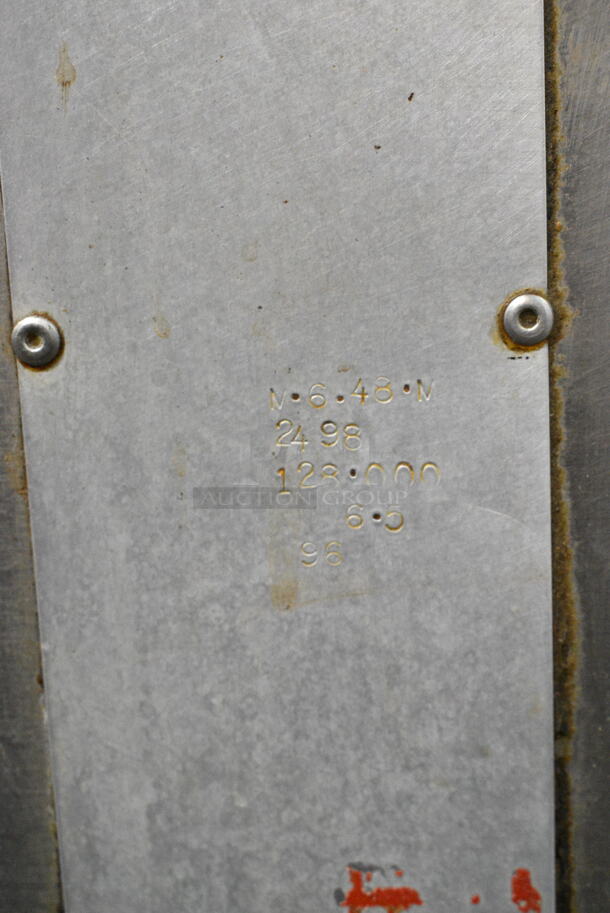 2 Bari N648N Stainless Steel Commercial Gas Powered Single Deck Pizza Oven w/ Metal Legs. 128,000 BTU. 2 Times Your Bid!  - Image 11 of 12