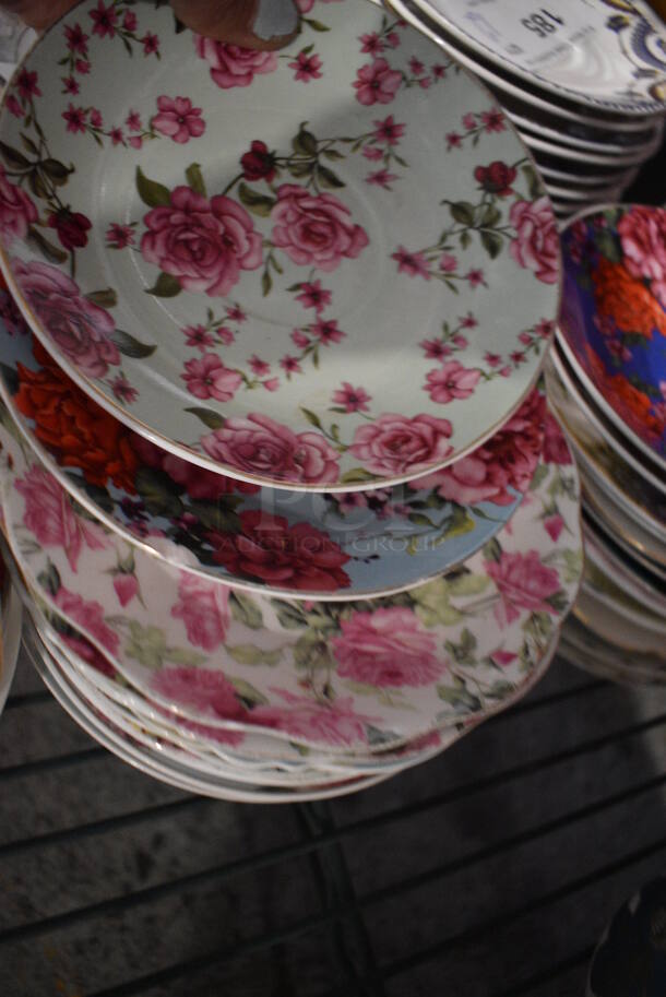 32 Various Ceramic Saucers. Includes 6x6x1. 32 Times Your Bid! - Image 3 of 4