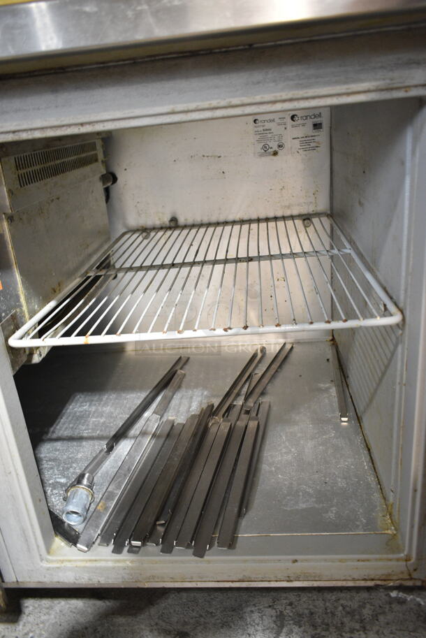 Randell 8260N Stainless Steel Commercial Pizza Prep Table. 115 Volts, 1 Phase. Tested and Powers On But Does Not Get Cold - Image 4 of 6