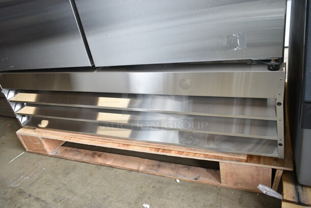 BRAND NEW SCRATCH AND DENT! 2024 Avantco 178A49RHC 54" Solid Door Reach-In Refrigerator w/ Poly Coated Racks. 115 Volts, 1 Phase. Tested and Working! - Image 4 of 11