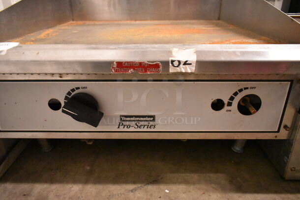 Toastmaster Pro Series Stainless Steel Commercial Countertop Natural Gas Powered Flat Top Griddle.  - Image 4 of 5