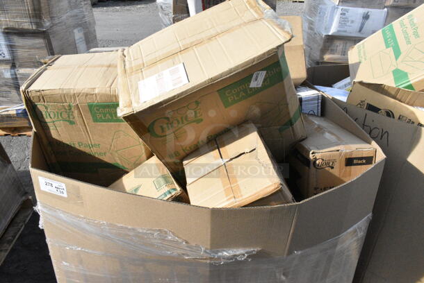 20 BRAND NEW Boxes Including Choice #8 Containers, Choice Paper Hot Cups. 20 Times Your Bid!  - Image 2 of 5
