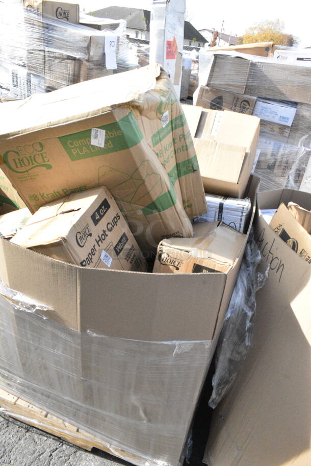 20 BRAND NEW Boxes Including Choice #8 Containers, Choice Paper Hot Cups. 20 Times Your Bid!  - Image 3 of 5