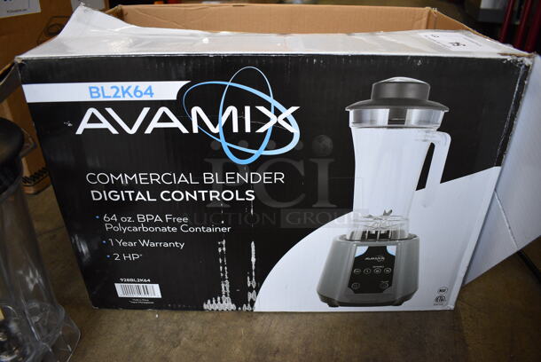 BRAND NEW IN BOX! Avamix Model 928BL2K64 Metal Commercial Countertop Blender w/ Pitcher. 120 Volts, 1 Phase. 8x10x21 - Image 6 of 7