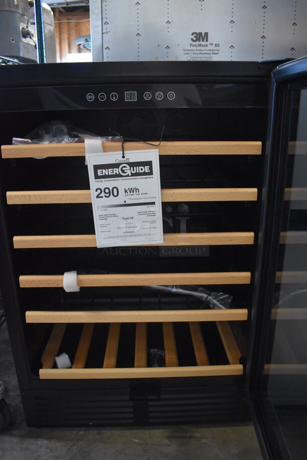 BRAND NEW SCRATCH AND DENT! Avanti WCR506SS Metal Commercial Wine Chiller Merchandiser. 115 Volts, 1 Phase. 23.5x22.5x34.5. Tested and Working! - Image 4 of 6