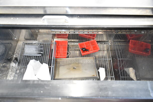 Perlick FR36 Metal Commercial Back Bar Bottle Cooler w/ Sliding Lid. 115 Volts, 1 Phase. Tested and Working! - Image 3 of 4