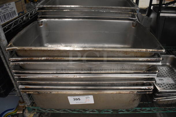 20 Stainless Steel Full Size Drop In Bins. 1/1x6. 20 Times Your Bid!