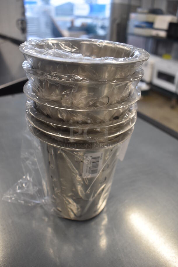 6 BRAND NEW! Winco Stainless Steel Silverware Holders. 5x5x5.5. 6 Times Your Bid! - Image 2 of 3