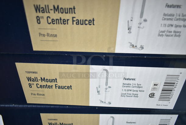 2 BRAND NEW SCRATCH AND DENT! Waterloo 750PRW8X 1.15 GPM Wall-Mounted Pre-Rinse Faucet with 8" Centers. 2 Times Your Bid! - Image 4 of 4
