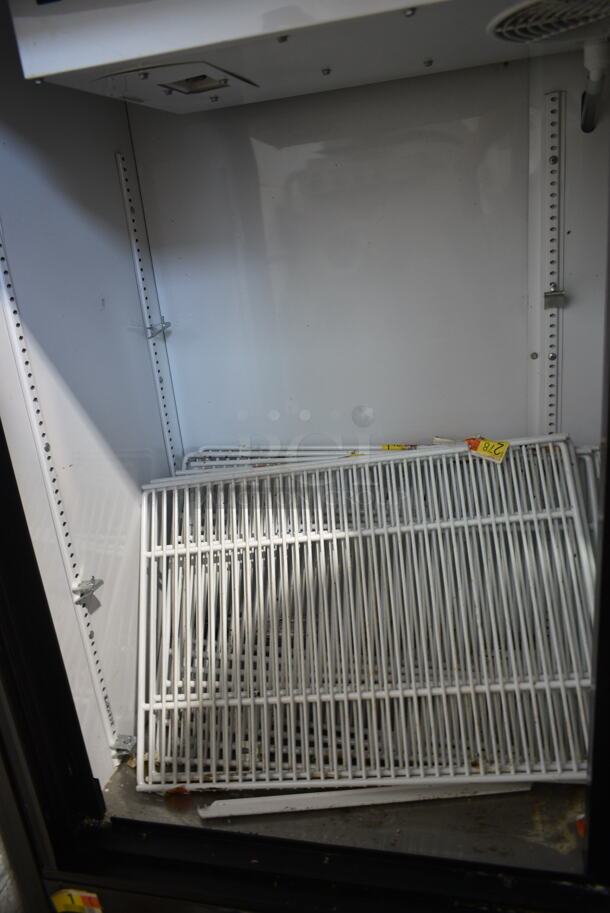2020 True GDM-41SL-48-HC-LD Metal Commercial 2 Door Reach In Cooler Merchandiser w/ Poly Coated Racks. 115 Volts, 1 Phase. Tested and Working! - Image 3 of 6