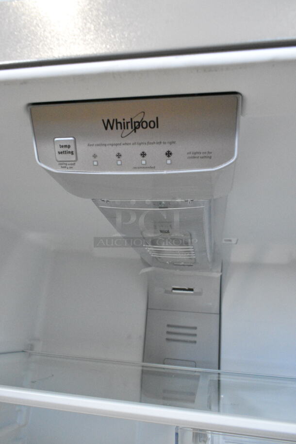 2024 Whirlpool WRT311FZDM05 Stainless Steel Cooler w/ Freezer.115 Volts, 1 Phase. Tested and Working! - Image 8 of 9