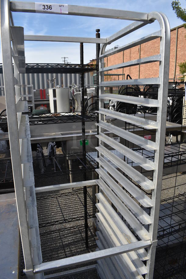 Metal Commercial Pan Transport Rack on Commercial Casters. 20.5x26x70 - Image 3 of 4