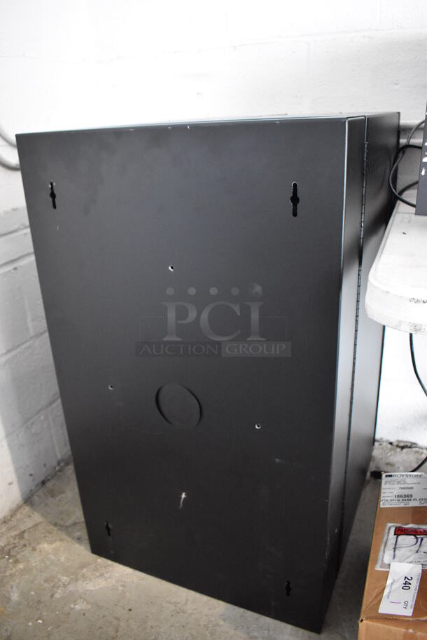 Black Metal AV Cabinet. 21x26x36 - Image 3 of 9