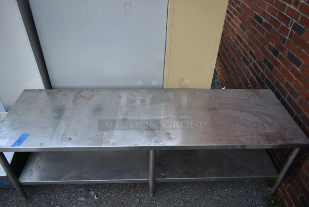 Stainless Steel Commercial Equipment Stand w/ Under Shelf.  - Image 2 of 4