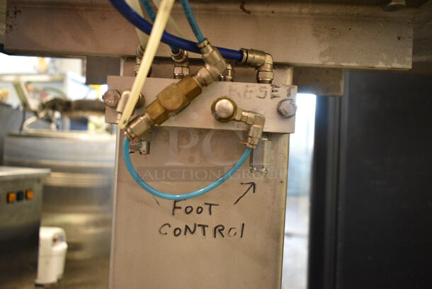 Hinds-Bock SP-64 Metal Commercial Floor Style Single Piston Depositer.  - Image 9 of 10