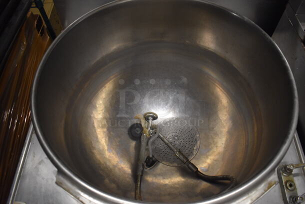 Market Forge MT40 Stainless Steel Commercial Floor Style Direct Steam Powered 40 Gallon Steam Kettle. 36x33x40 - Image 5 of 9