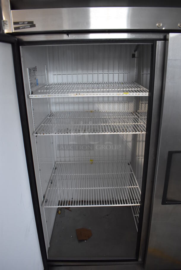 2013 True T-49F ENERGY STAR Stainless Steel Commercial 2 Door Reach In Freezer w/ Poly Coated Racks. 115 Volts, 1 Phase. Tested and Working! - Image 3 of 6