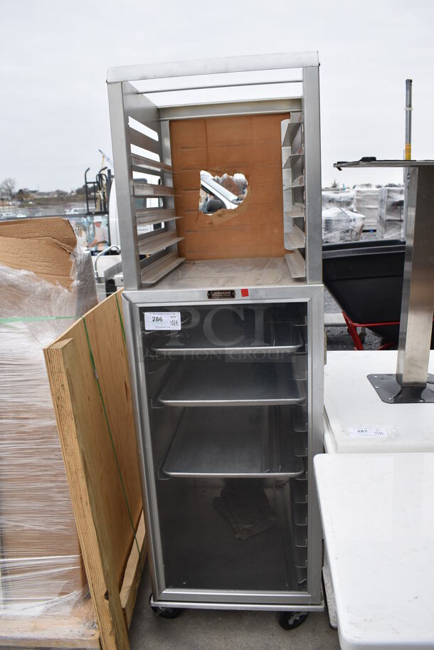 Lockwood Metal Commercial Enclosed Pan Transport Rack on Commercial Casters. 22x30x71 - Image 3 of 5