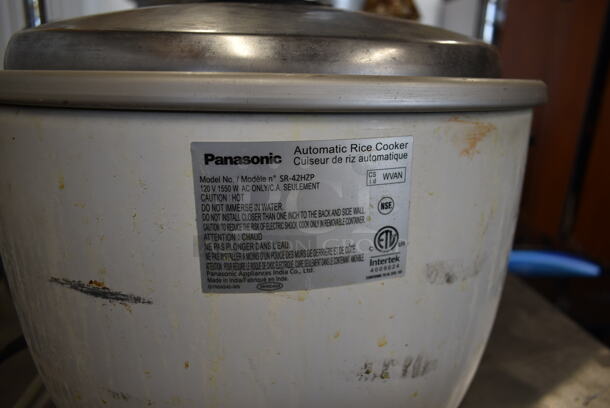 Panasonic SR-42HZP Metal Countertop Electric Powered Automatic Rice Cooker. 120 Volts, 1 Phase. Tested and Working! - Image 5 of 5
