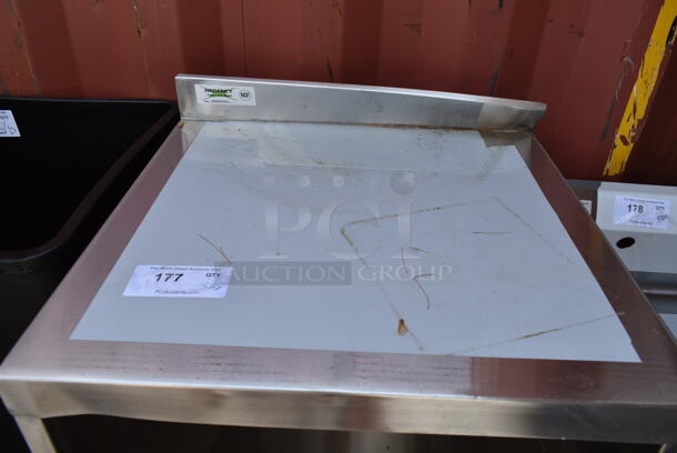 BRAND NEW SCRATCH AND DENT! Regency 600FRSU2324 Stainless Steel Flat Top Glass Rack Storage Unit - Image 4 of 6