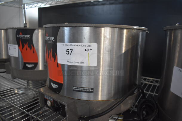 Vollrath Cayenne HS-11 Stainless Steel Commercial Countertop Soup Kettle Food Warmer w/ Lid. Does Not Have Drop In. 120 Volts, 1 Phase. Tested and Working! - Image 3 of 6
