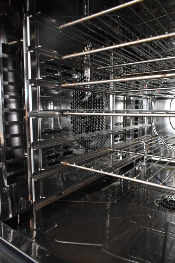 Convotherm  C4eT 6.20 GS Stainless Steel Commercial Natural Gas Powered Combi Convection Oven w/ View Through Door and Metal Oven Racks. 68,200 BTU. - Image 7 of 9