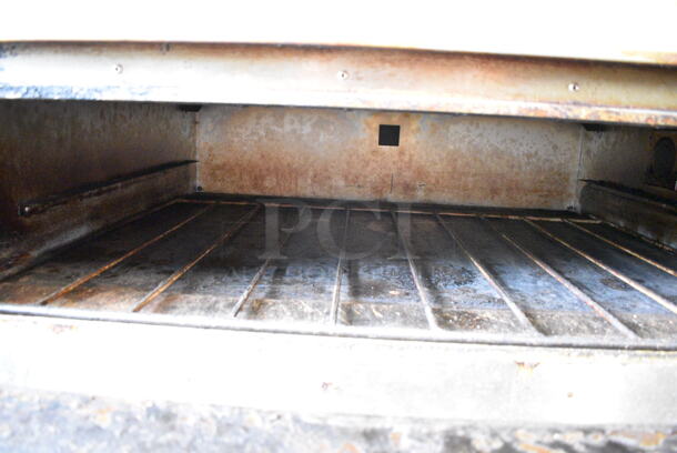 3 Stainless Steel Commercial Electric Powered Single Deck Bakery / Pizza Ovens. Appears To Be 240 Volts, 3 Phase. 3 Times Your Bid! - Image 4 of 9