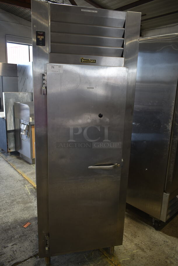 Traulsen RLT132WUT-FHS Stainless Steel Commercial Single Door Reach In Freezer w/ Metal Racks. 115 Volts, 1 Phase. Tested and Powers On But Does Not Get Cold