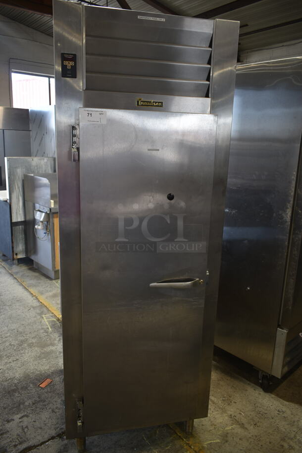 Traulsen RLT132WUT-FHS Stainless Steel Commercial Single Door Reach In Freezer w/ Metal Racks. 115 Volts, 1 Phase. Tested and Powers On But Does Not Get Cold - Image 1 of 5