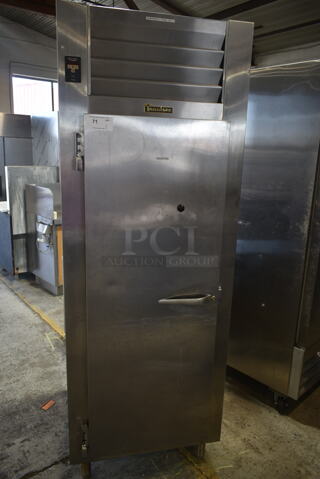 Traulsen RLT132WUT-FHS Stainless Steel Commercial Single Door Reach In Freezer w/ Metal Racks. 115 Volts, 1 Phase. Tested and Powers On But Does Not Get Cold