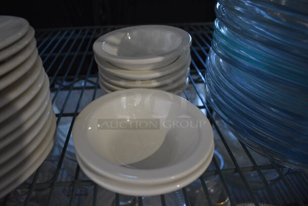 8 White Ceramic Bowls. 5x5x2. 8 Times Your Bid! - Image 1 of 4